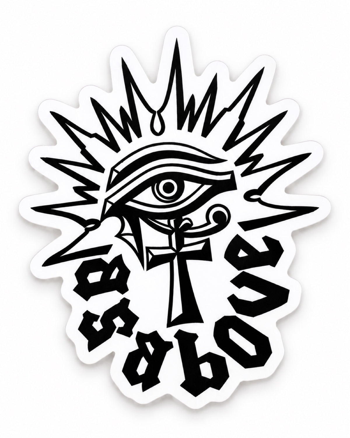 As Above — Eye of Horus and ankh sticker
