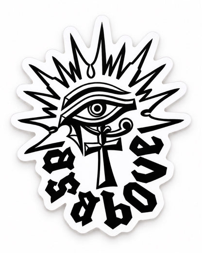 As Above — Eye of Horus and ankh sticker